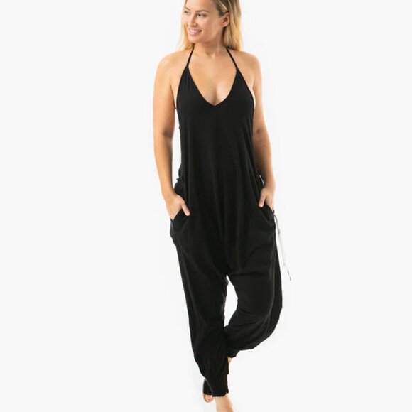 Black Clothing Bundle Women’s Jumpsuit Miami Joggers Savannah Harem - Picture 2 of 12